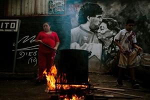 Maradona's birthplace repurposed as soup kitchen for Argentina's hungry