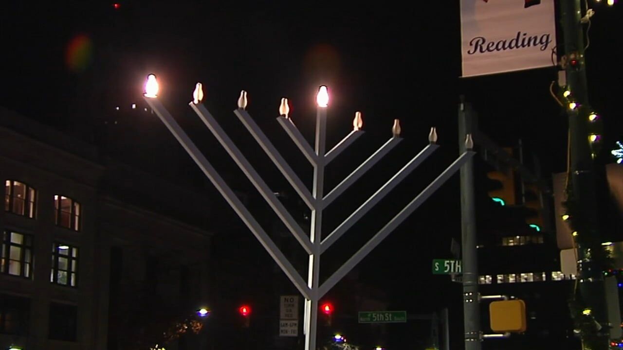 Reading Celebrates 1st Night Of Hanukkah, Followed By Antisemitism ...