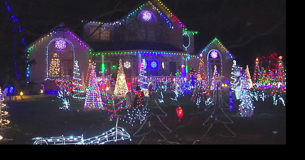 Family reacts to winning WFMZ's best holiday lights display Lehigh