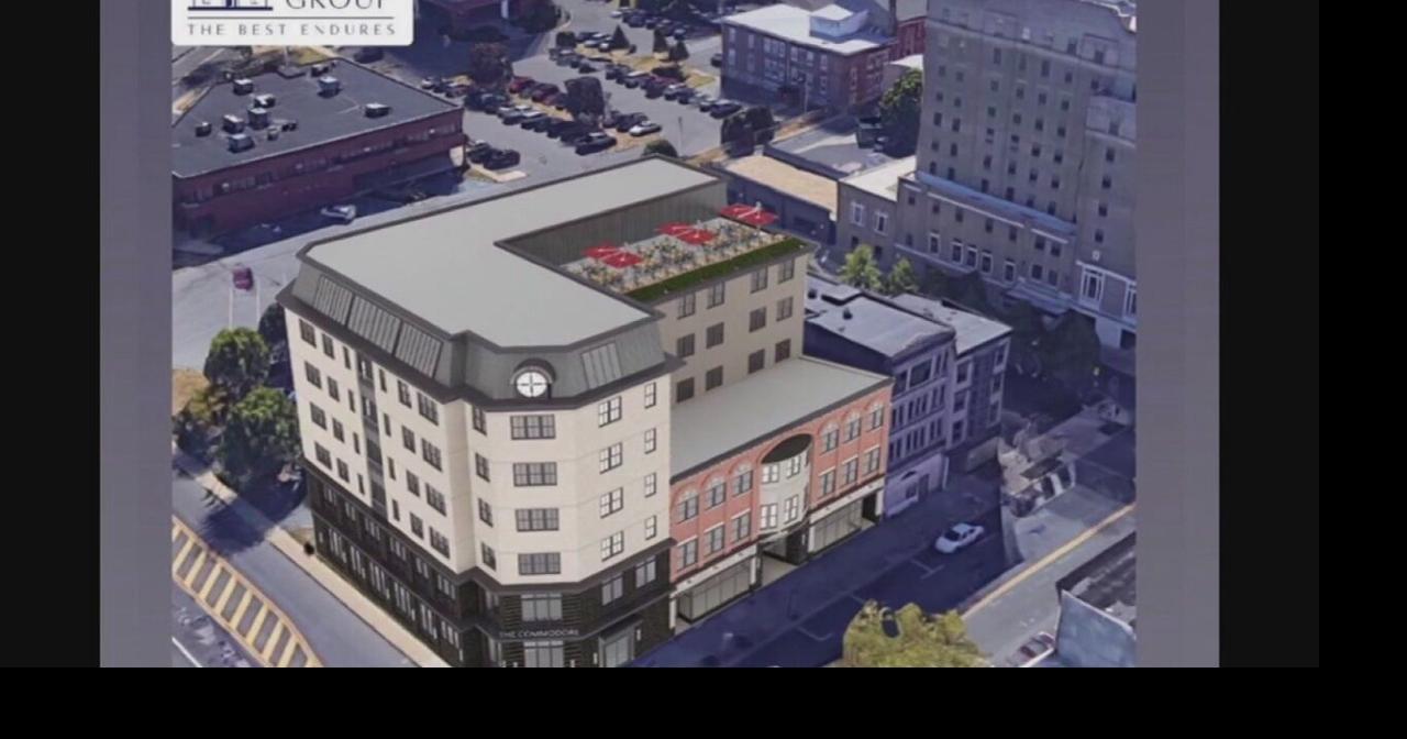 Demo has begun in Easton for new Commodore Building, more than three