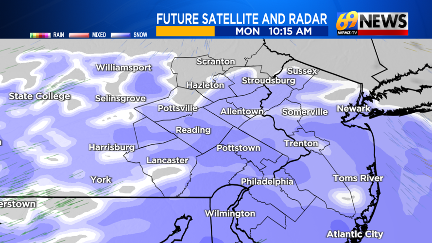 Light snow expected for Monday with only light accumulations for most ...