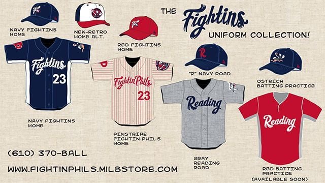 Reading Fightin Phils unveil updated look for 2016 season