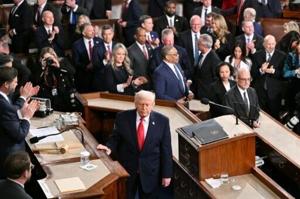Five moments from Trump's record-breaking State of the Union address