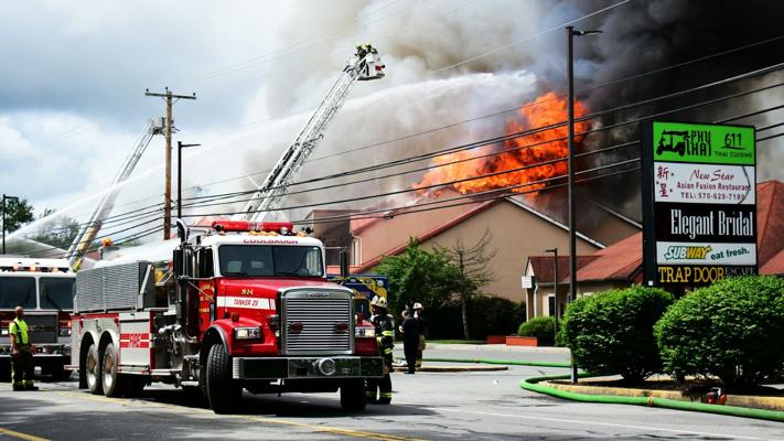 Large strip mall fire in Pocono Twp. | Poconos and Coal Region | wfmz.com