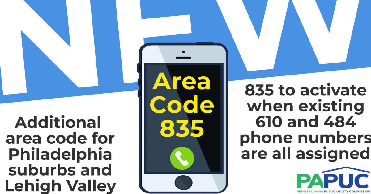 PUC: Additional area code to serve Lehigh Valley, Berks once 610/484 ...