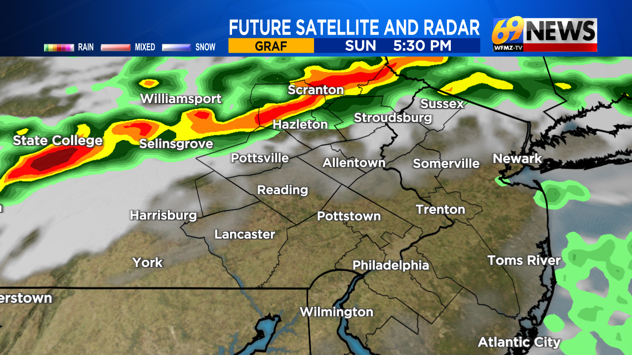 Isolated to scattered severe thunderstorms possible late this afternoon ...