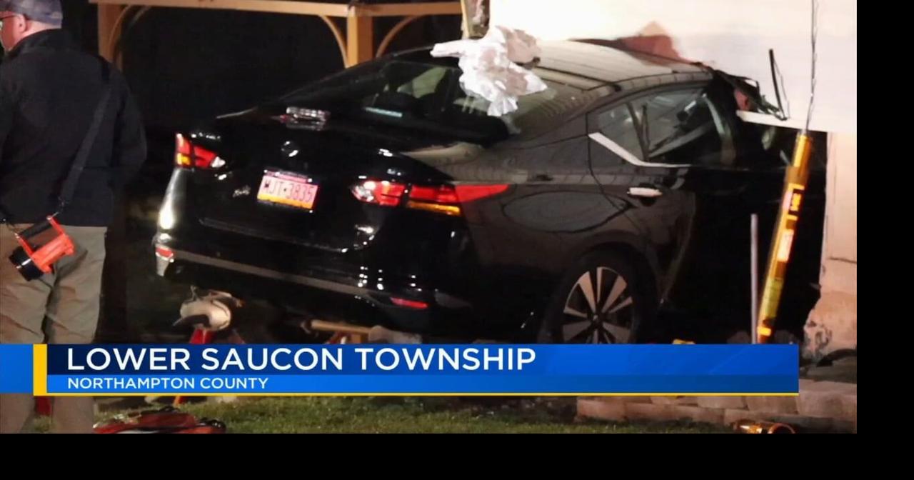 Car slams into home in Lower Saucon Township | Lehigh Valley Regional ...