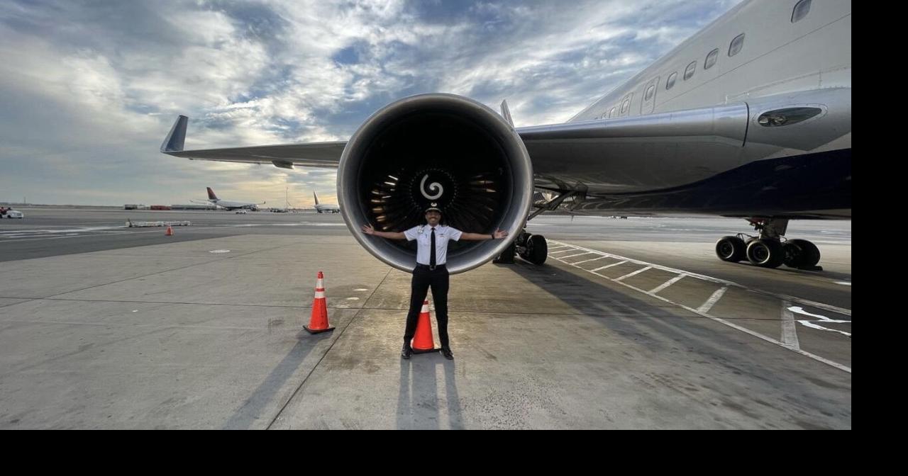 Pilot who started as ramp agent celebrates first flight | Good News |  wfmz.com