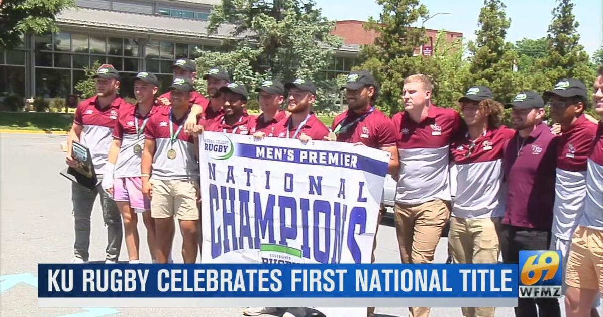 Kutztown men's rugby returns home as national champions | Sports | wfmz.com
