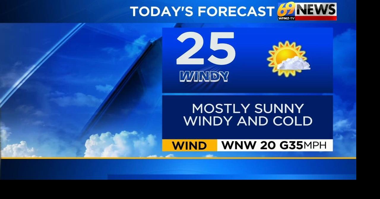Still windy and chilly today with flurries or snow showers around ...