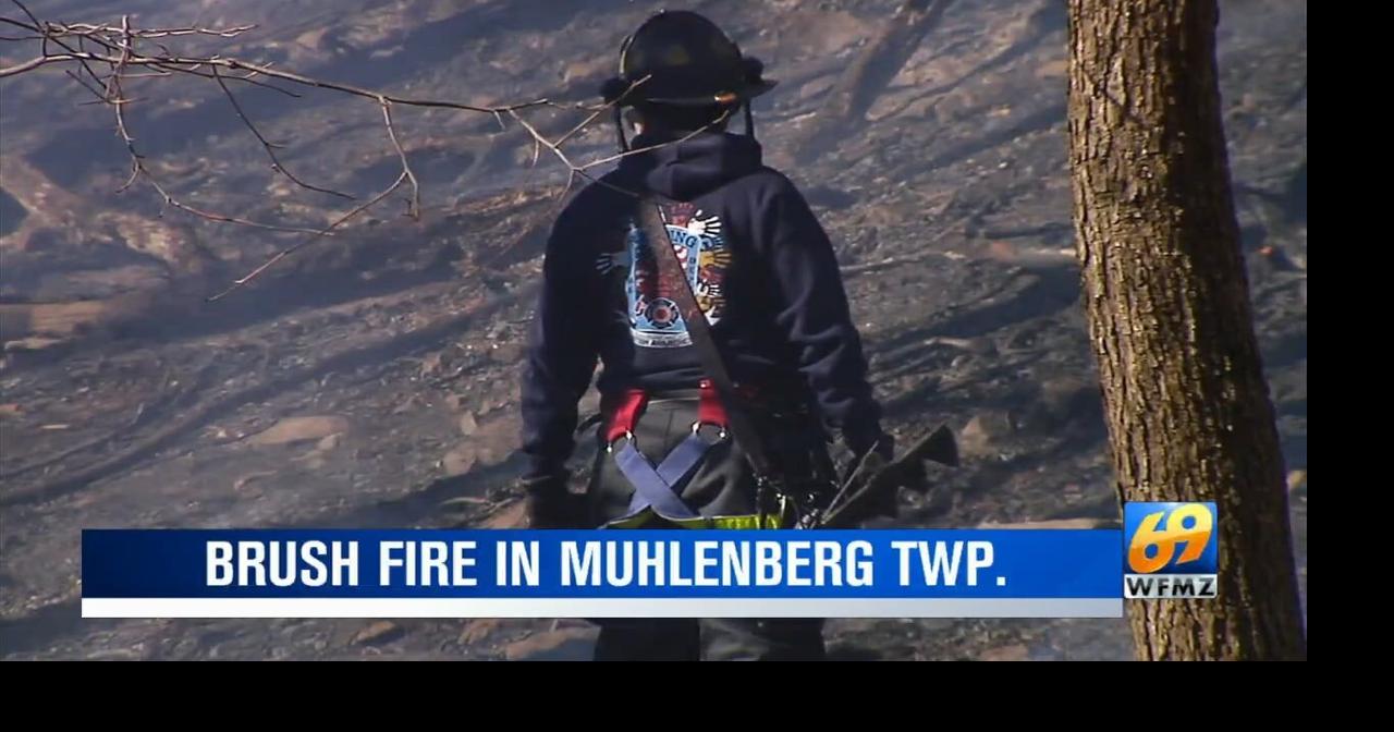 Crews battle Muhlenberg Township brush fire | Berks Regional News ...