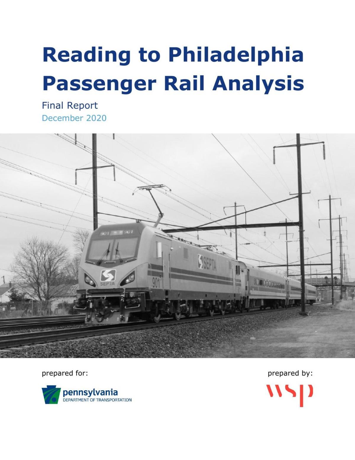 Reading to Philadelphia Passenger Rail Analysis