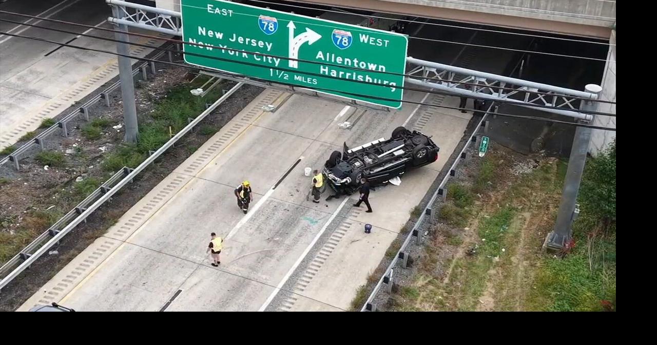 Passenger grabbed steering wheel during argument, causing pickup truck to overturn on Route 33, state police say