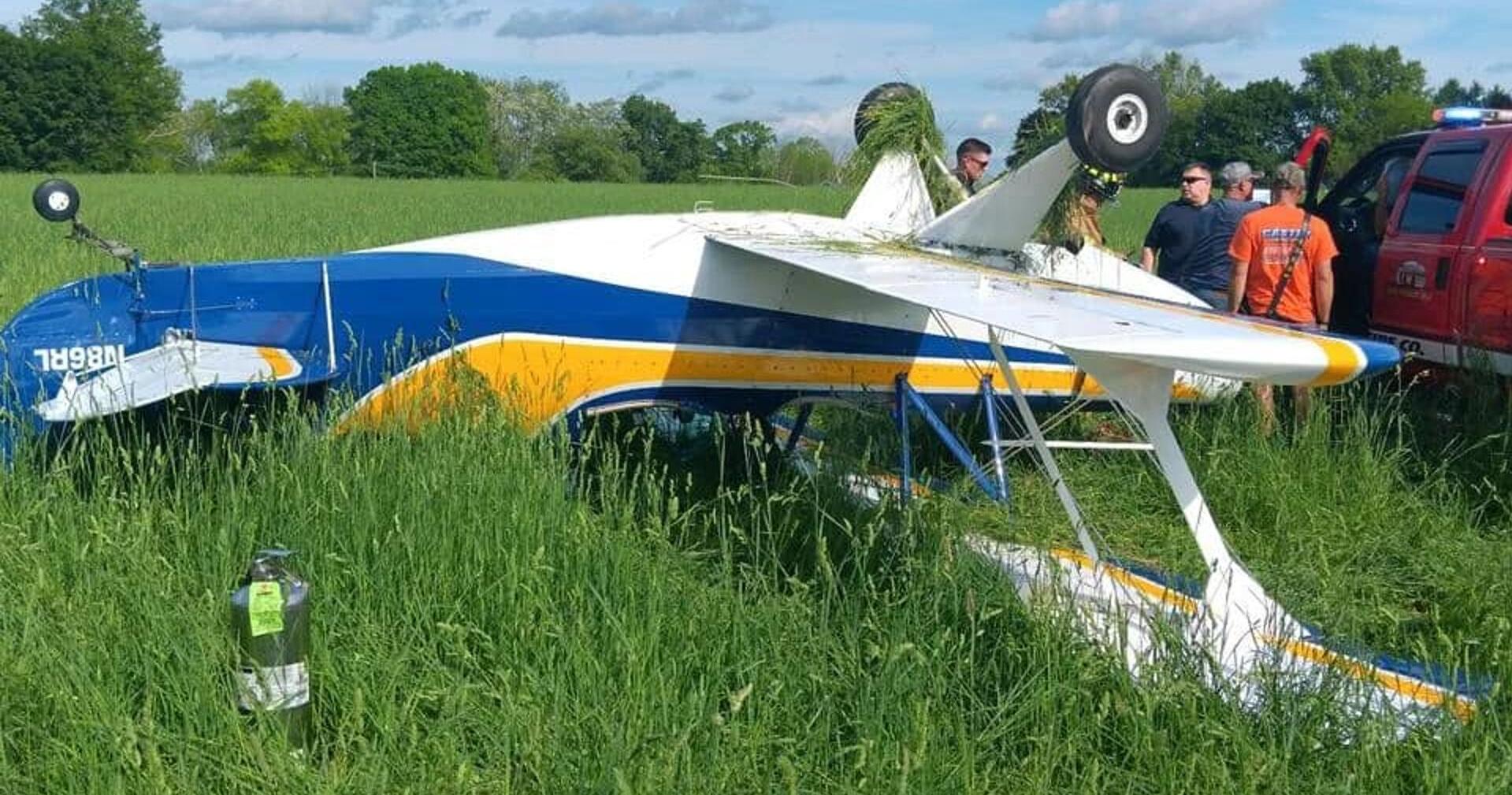 Pilot hurt after small plane crashes, flips over in Hunterdon County, NJ - Vimarsana News