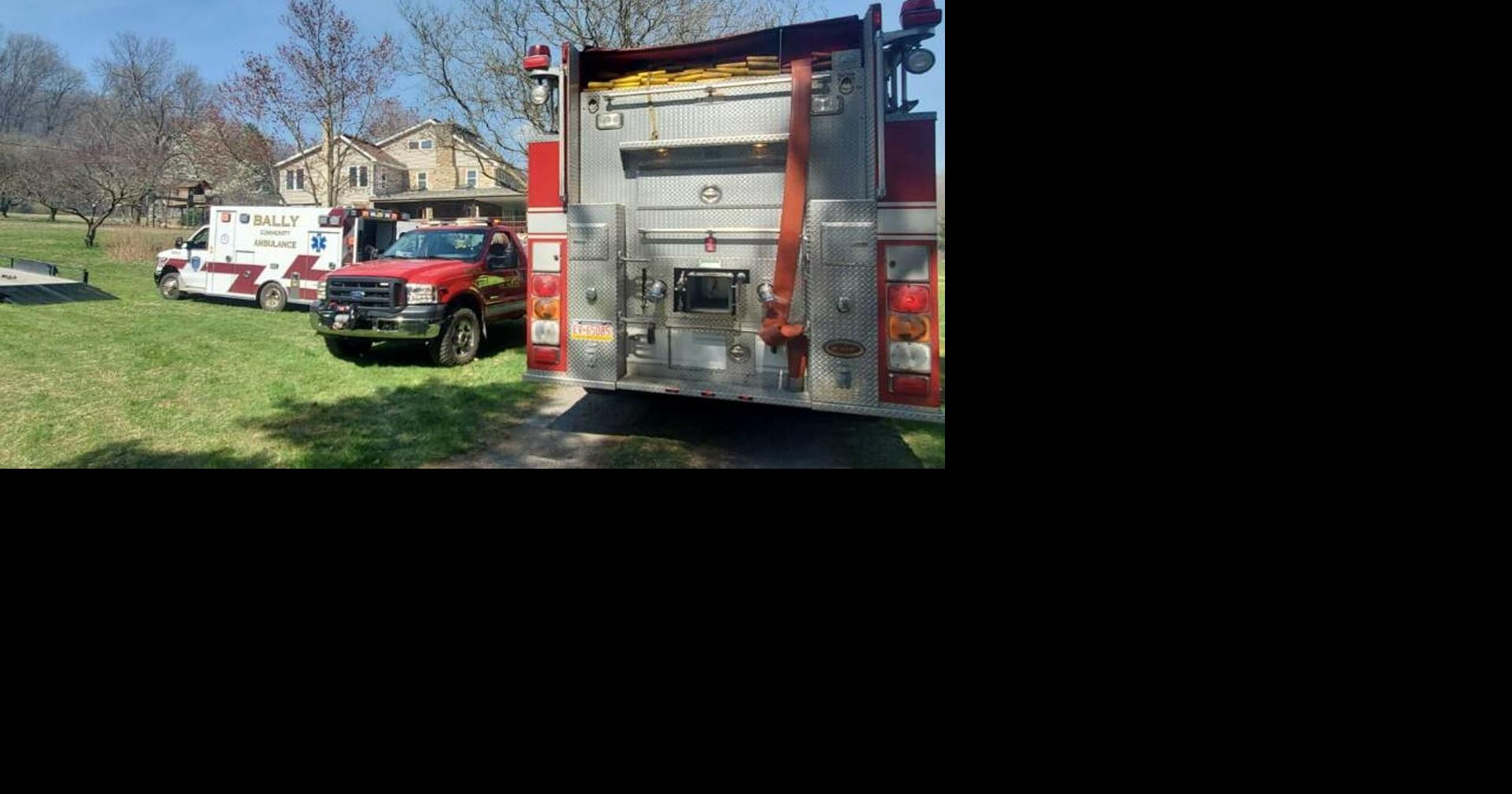 Crews battle large brush fire in eastern Berks County | Berks Regional ...