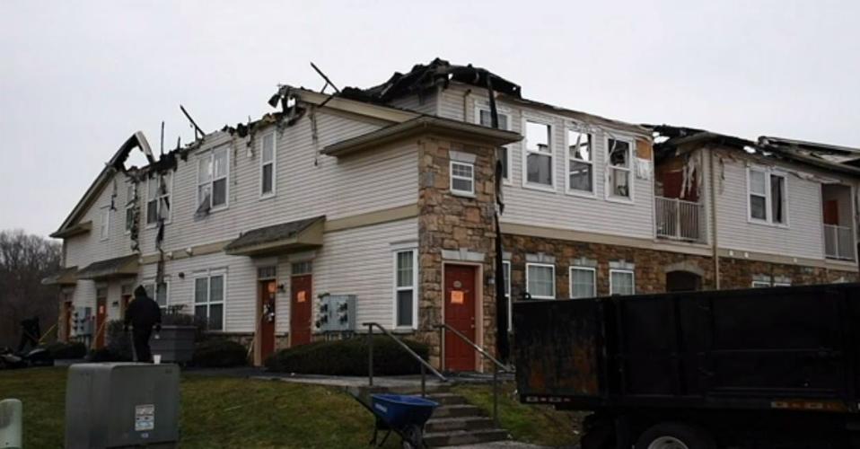 Early morning fire tears through large apartment building in Chester