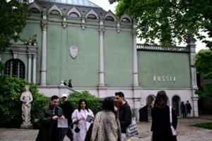 Venice Biennale opens in turmoil over Russian presence