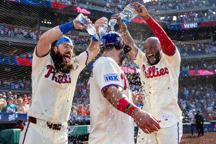MLB home run leader Schwarber punctuates Phillies' unlikely comeback ...