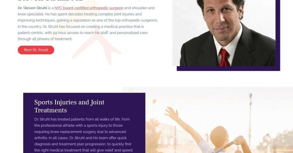 New York City Orthopedic Surgeon Dr. Steven Struhl of Shoulders & Knees Named 2026 Top Patient Rated Doctor by Find Local Doctors