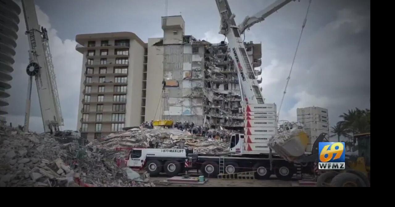 Surfside condo demolished ahead of Tropical Storm Elsa | 69News at ...