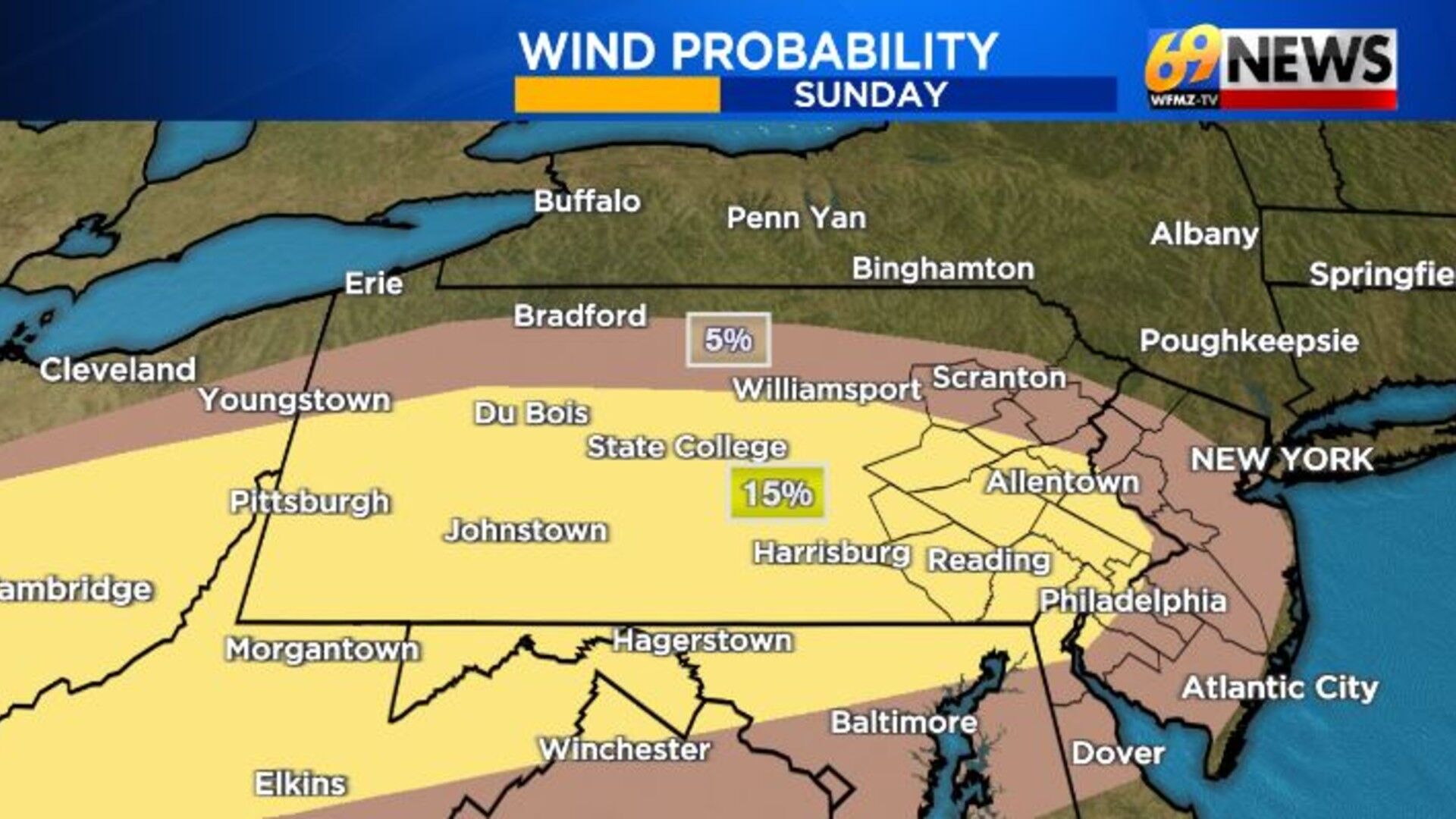 Isolated to scattered severe thunderstorms possible later Sunday ...