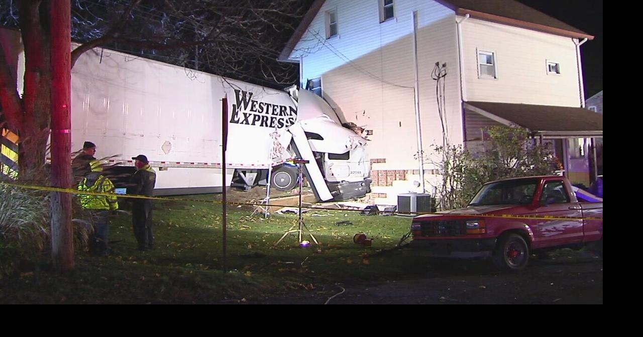 Truck vs. house 'I couldn't get out. I was trapped.' Berks Regional