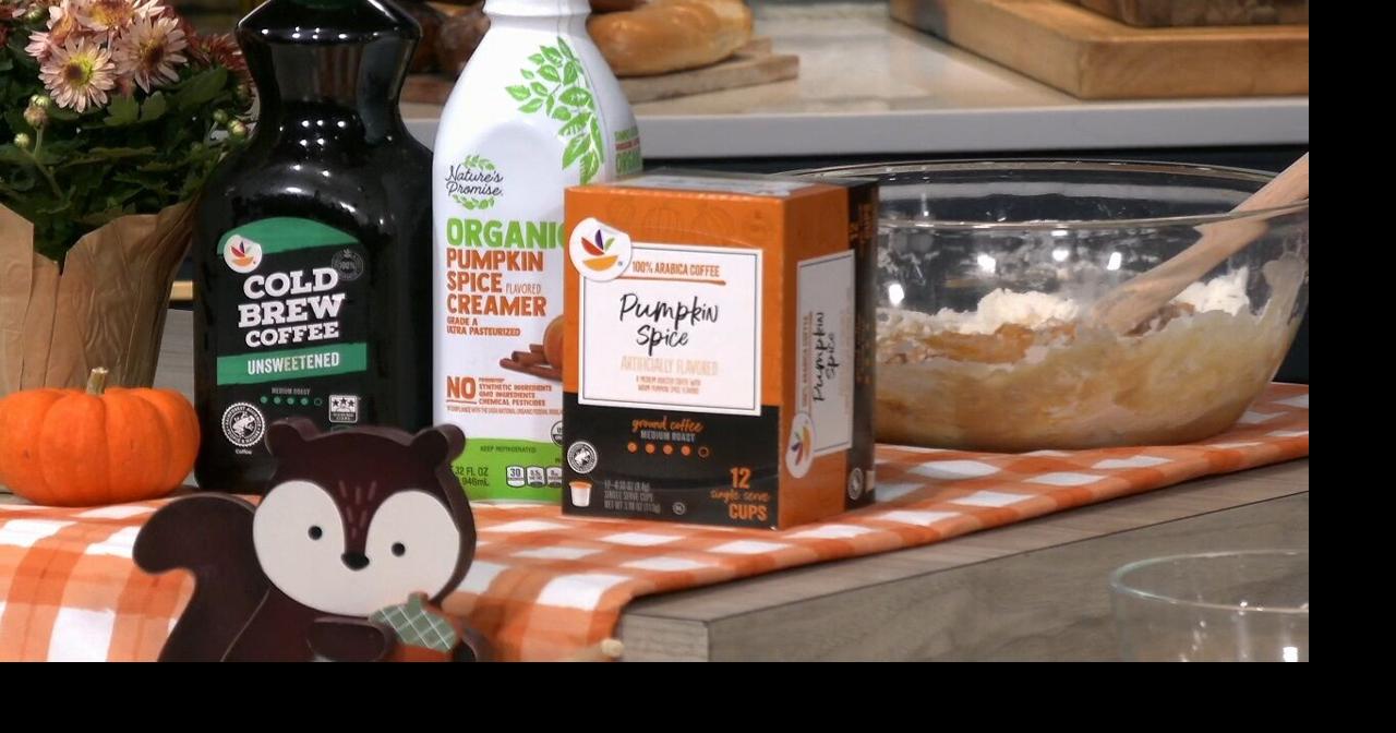 Giant dietician helps kick off new season with fall recipes