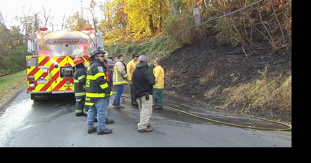 Crews battle brush fire in Birdsboro | Berks Regional News | wfmz.com