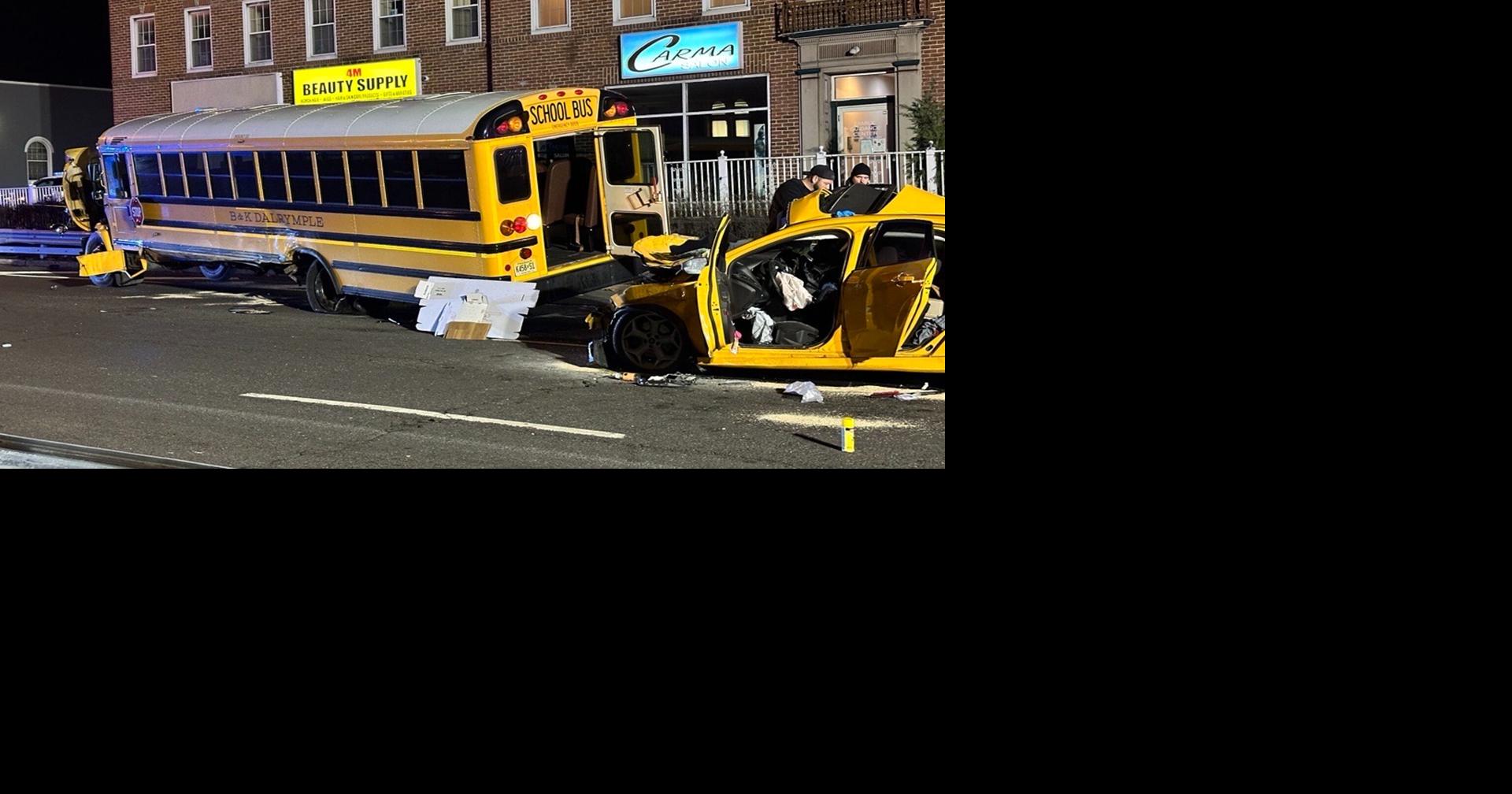 'Go help the kids' Students on school bus hurt in crash on Route 22 in