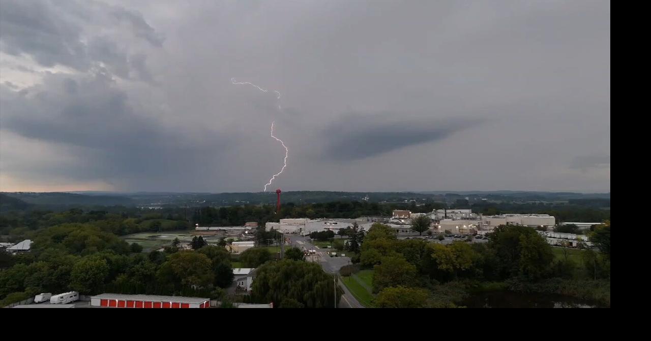 Lightning strikes, heavy storms damage properties in Berks County
