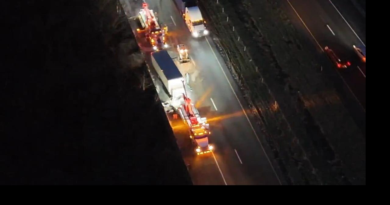 Crash involving tractor-trailer ties up traffic on stretch of I-78 in ...