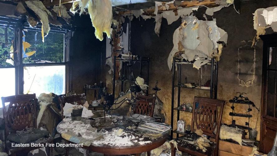 Late-night fire damages home in rural Washington Township | Berks ...