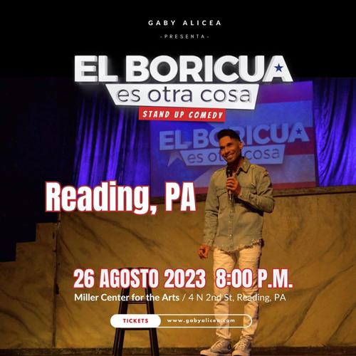 Gaby Alicea llega a Reading el 26 de agosto con su espectáculo "El