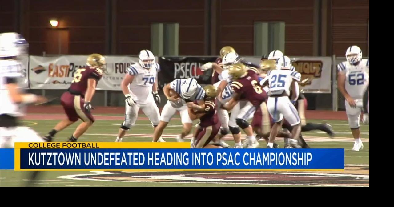 Undefeated Kutztown to take on California in PSAC football title game ...