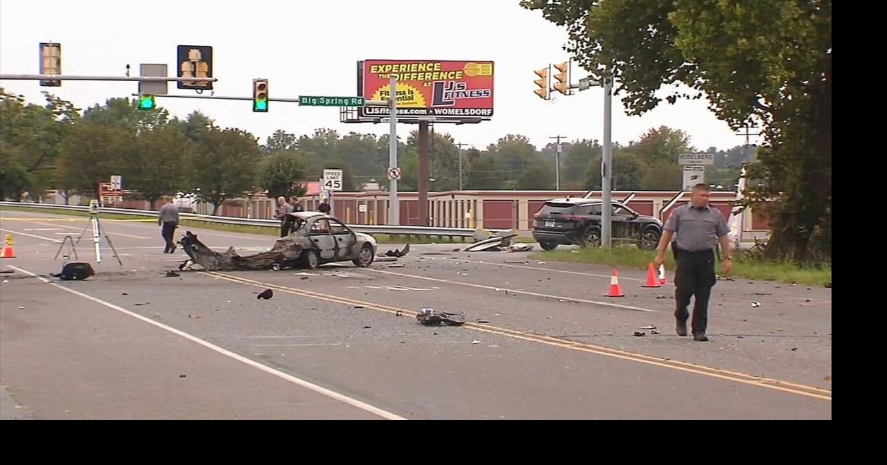 'Never seen anything like that': Fiery crash near high school leaves 1 ...