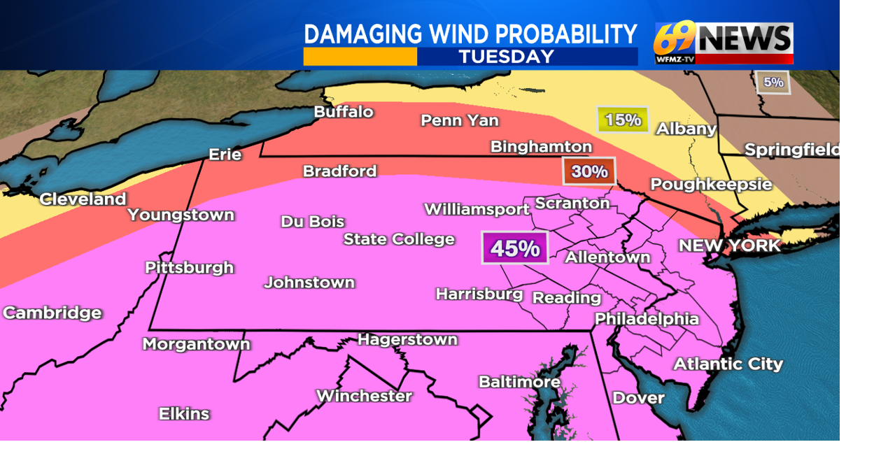 What to know about another 'potential' for severe storms later Tuesday