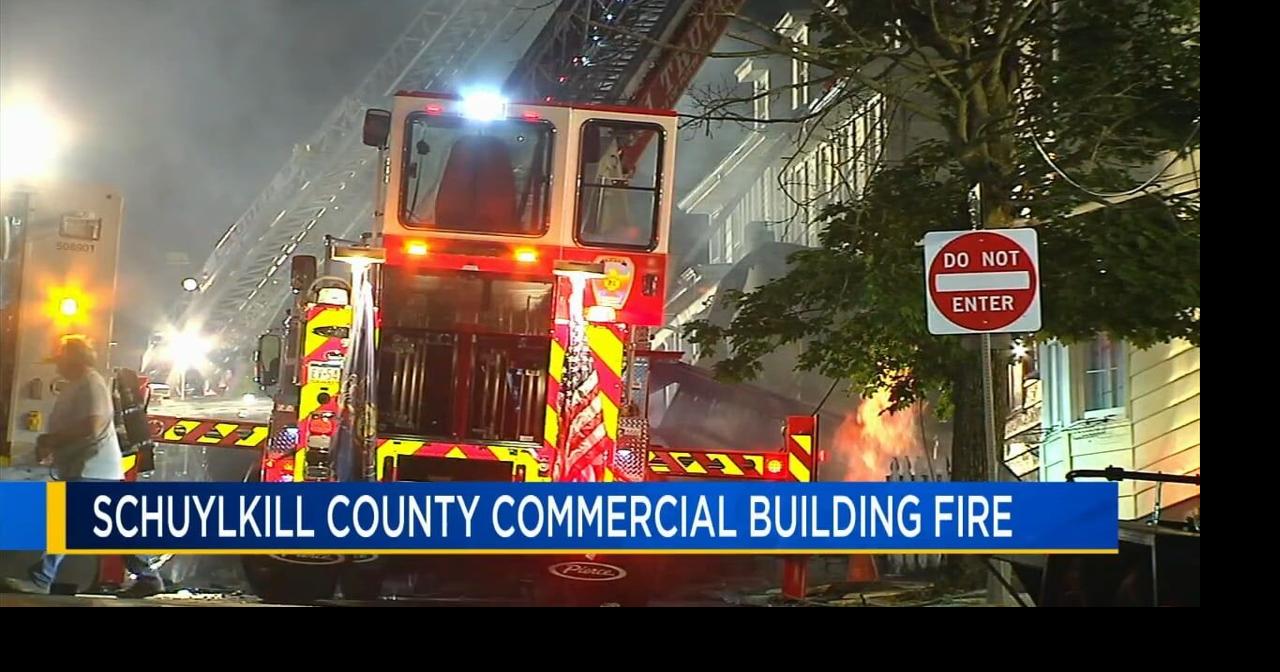 Fire destroys commercial building in Pottsville | Poconos and Coal ...