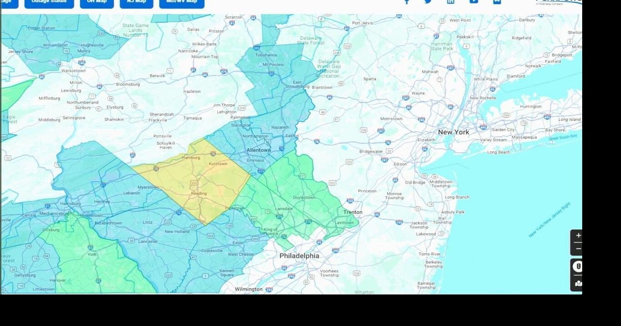 Power outages linger after strong winds Tuesday | Lehigh Valley ...