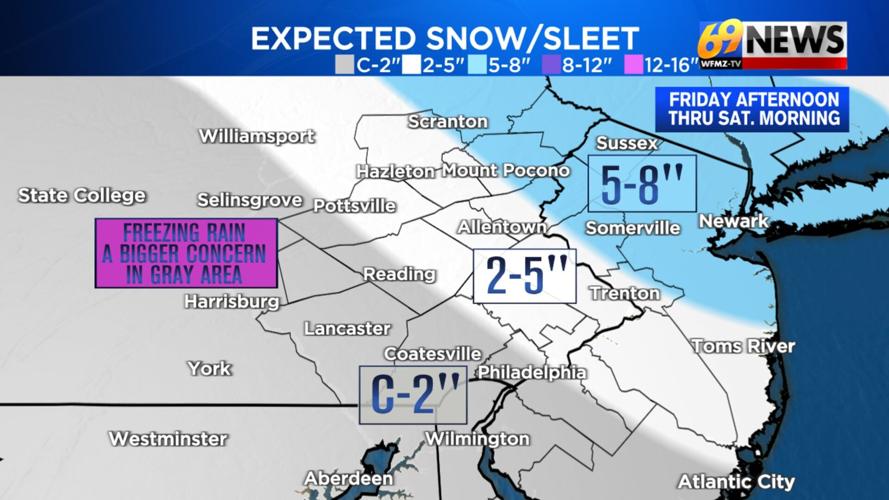 A wintry mix on the way later Friday into early Saturday | Weather ...