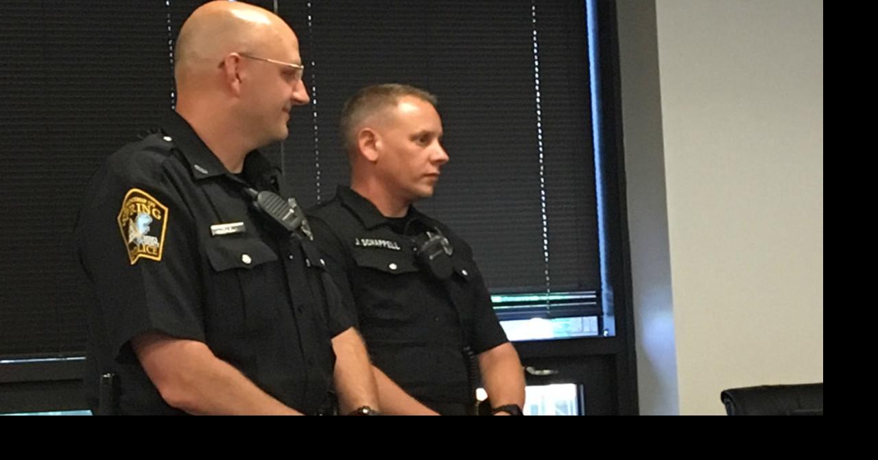 Spring promotes 2 veteran police officers to sergeant | Berks Regional ...