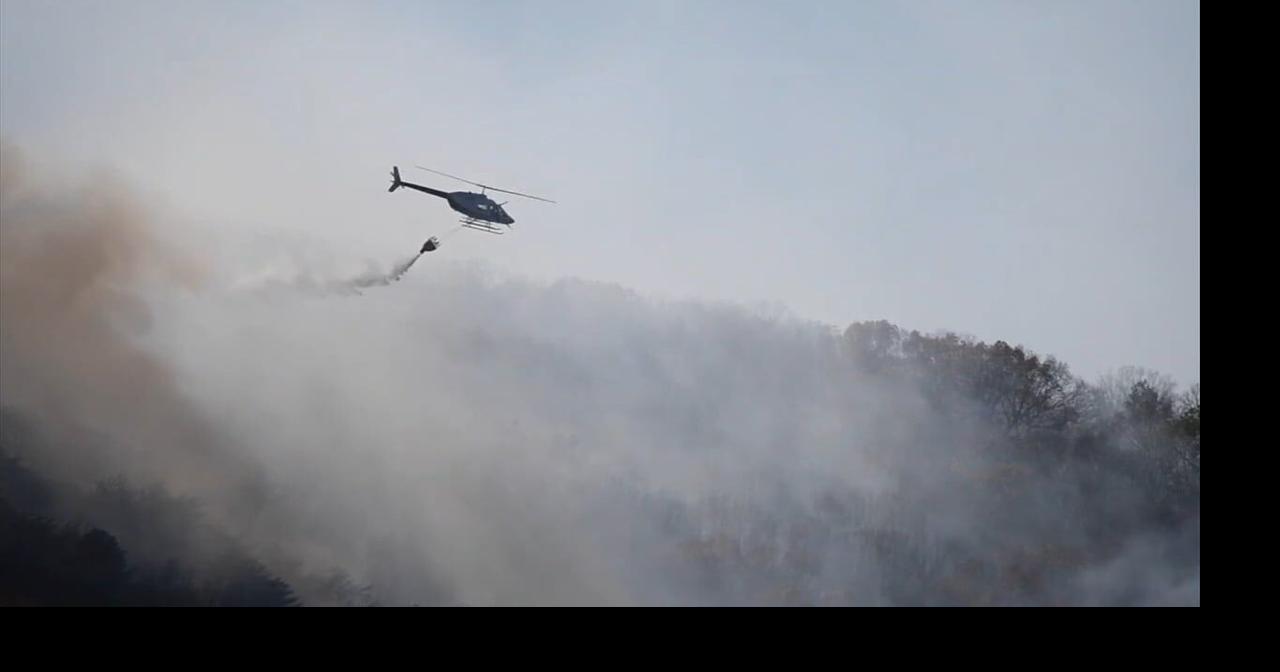 Brush fire continues to burn on Neversink Mountain, residents on high ...