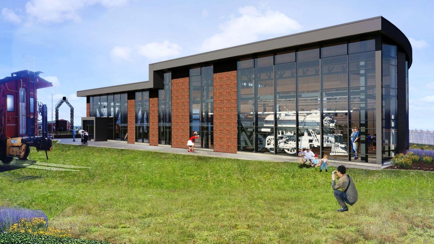 New roundhouse construction underway at Railroad Museum of Pa ...