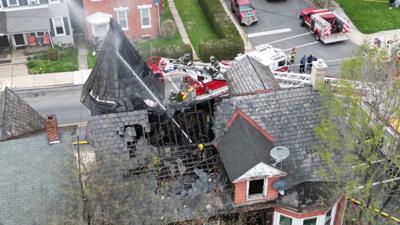 Firefighter injured after 2-alarm fire damages home in Easton | Lehigh ...