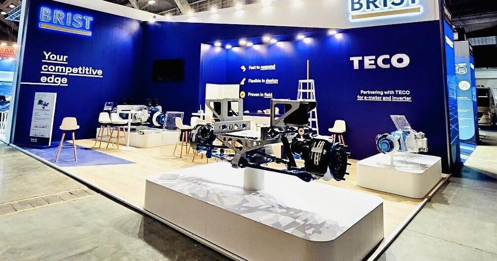 TECO Debuts at Busworld 2025 with Oil-Cooled Hair-Pin EV Powertrain, Teams Up with BRIST in Europe