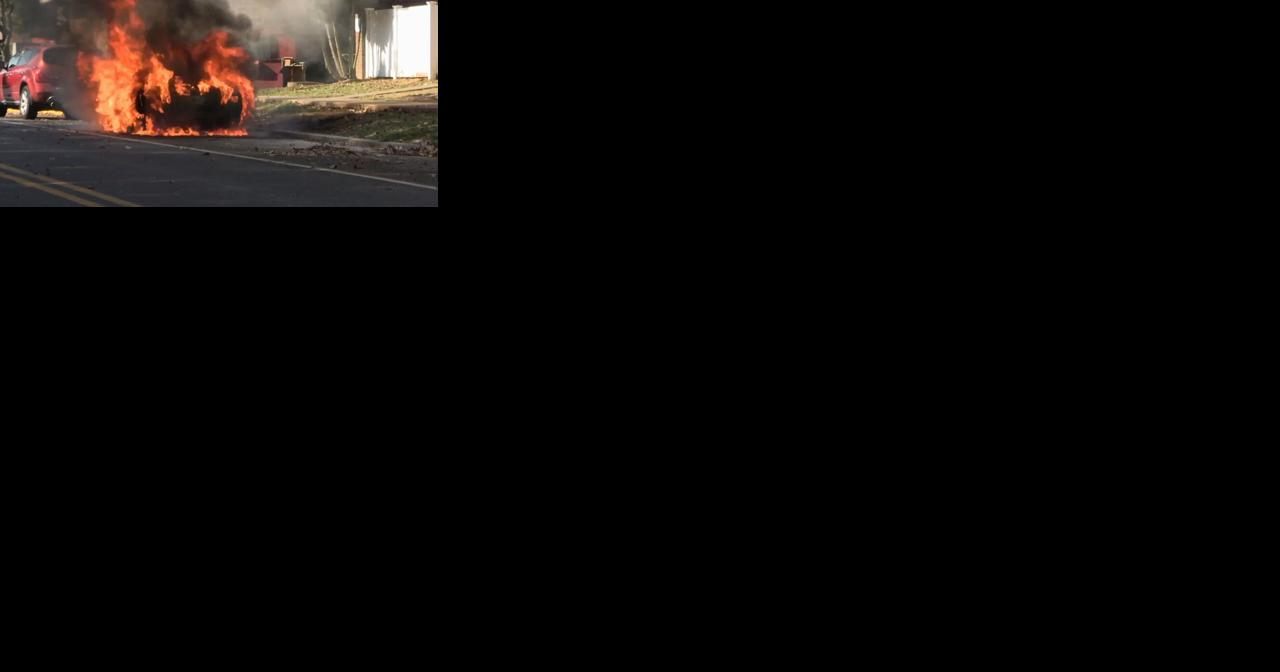 Car catches fire in Hanover Township, Lehigh County - Vimarsana News