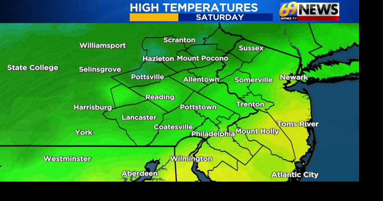 A warmer and mostly dry Mother's Day...but cooler and wetter pattern ...