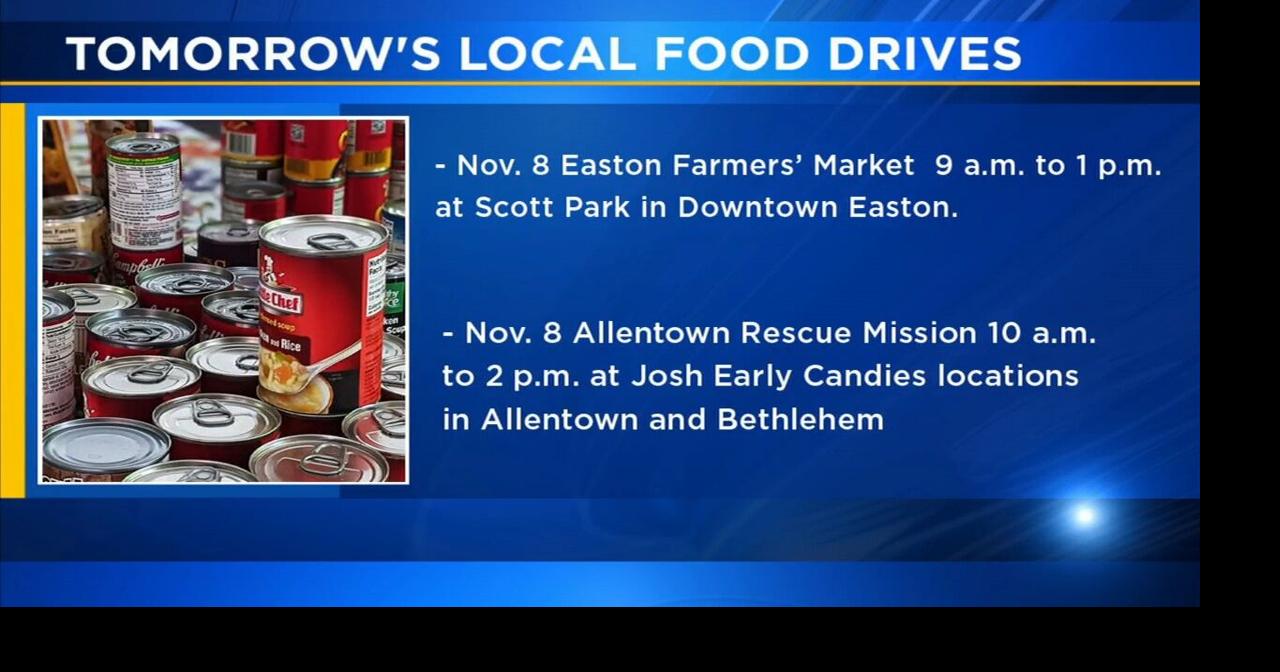 Upcoming food drives aim to help those in need amid food insecurity ...