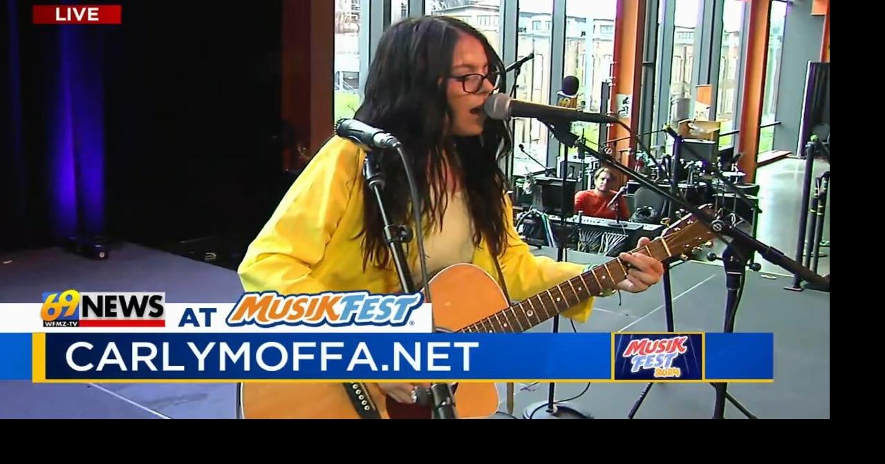 Musikfest 2024: Pop folk artist Carly Moffa performs live on 69 News ...