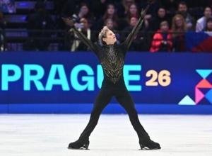 Malinin bounces back from Olympic collapse with third straight world skating gold