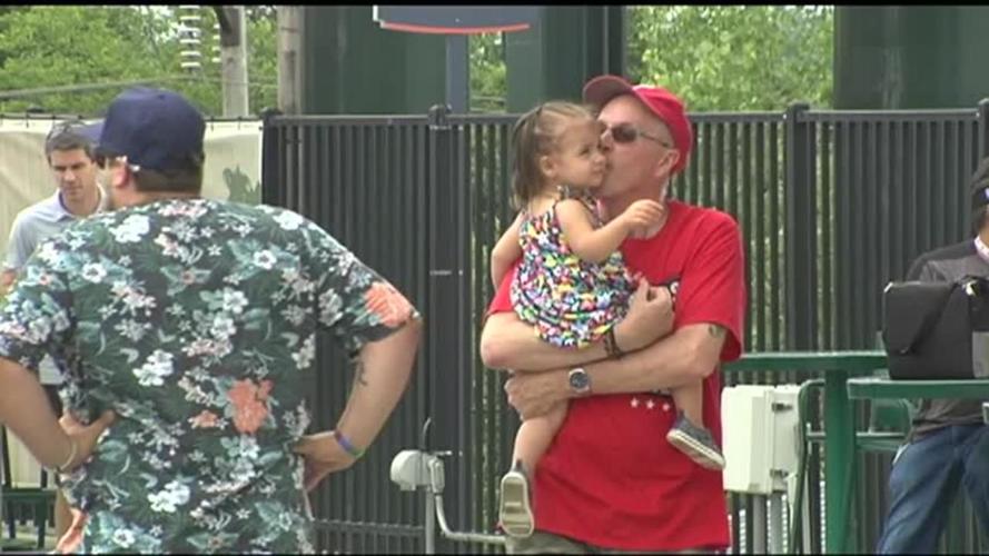 Plenty of dads enjoy Father's Day at the ballpark | Feature-belt | wfmz.com